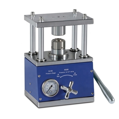 Machine de rabattement de cellules de pièce de monnaie de laboratoire pour la batterie de bouton 200kg/cm2 de Max Pressure